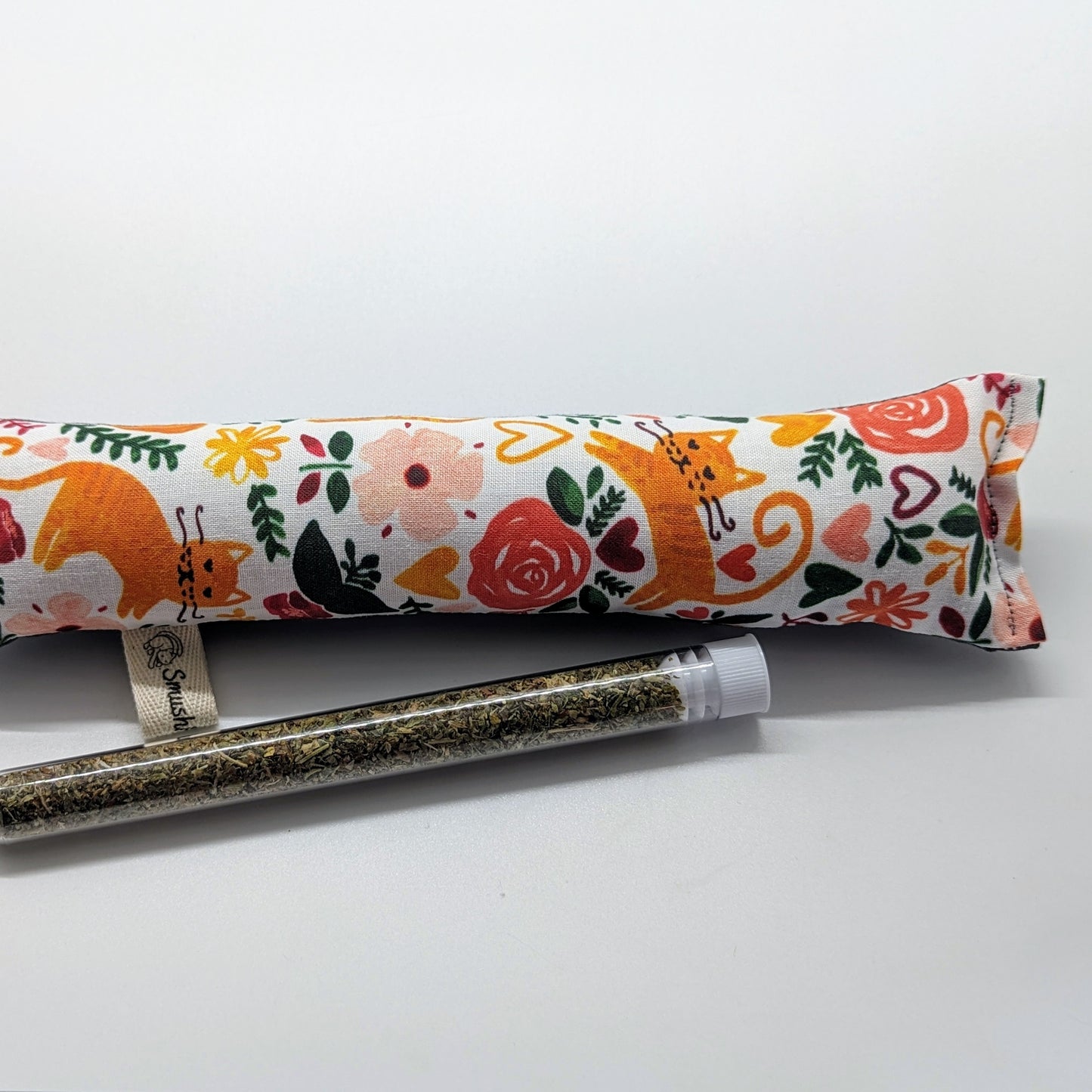 Refillable Floral Catnip Kickstick Cat Toy