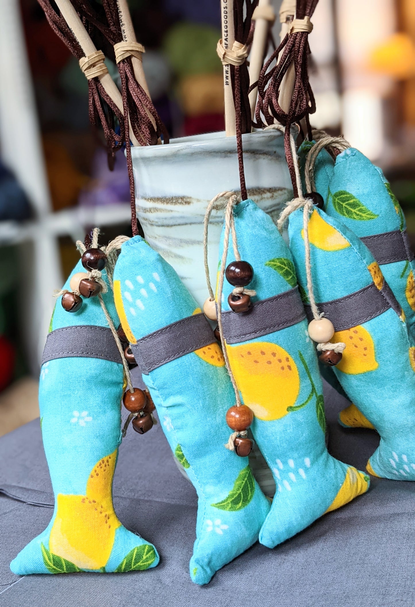 Scrap Fish Teaser, Catnip Cat Toy