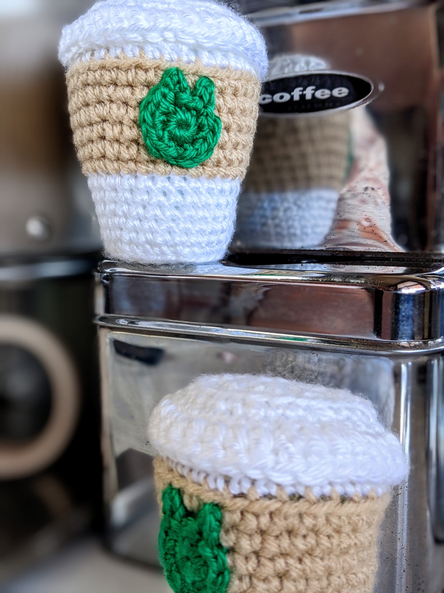 Classic Catnip Latte Cat Toy w/ Rattle