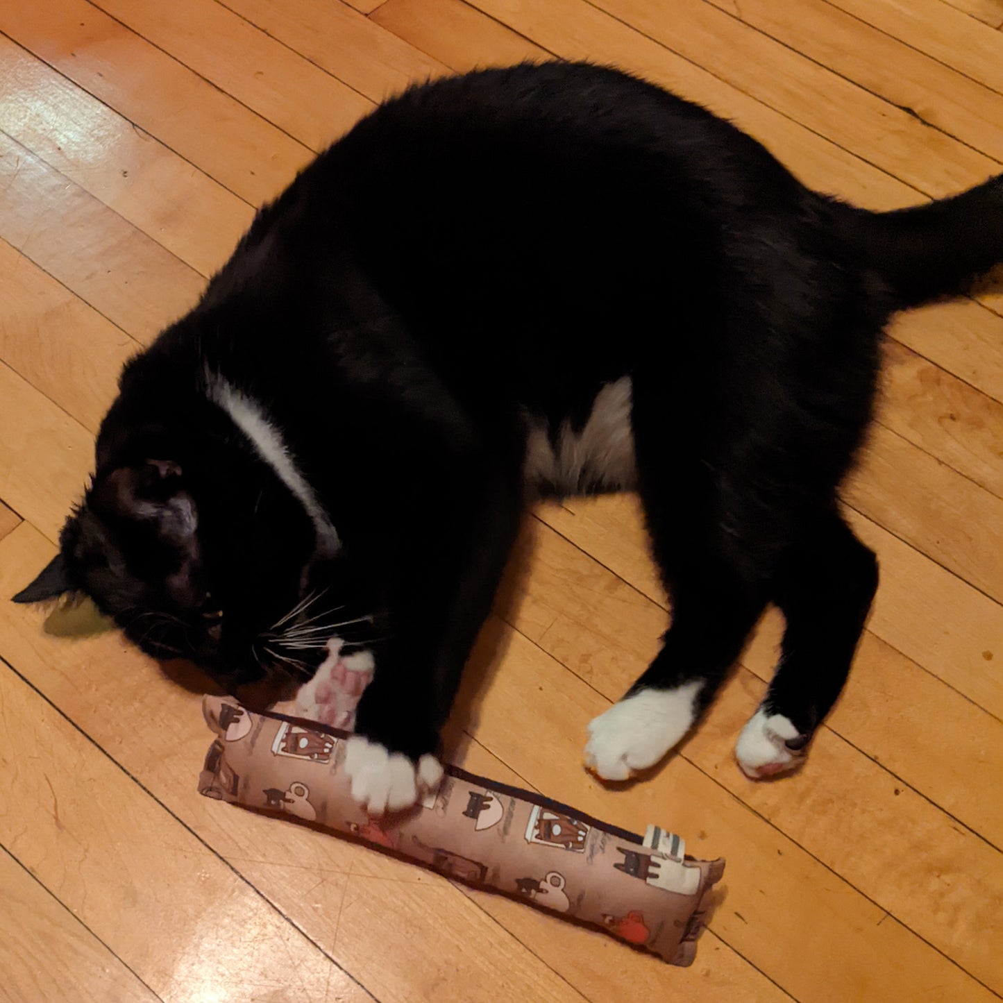 Tall Coffee Cat Catnip Kickstick Cat Toy