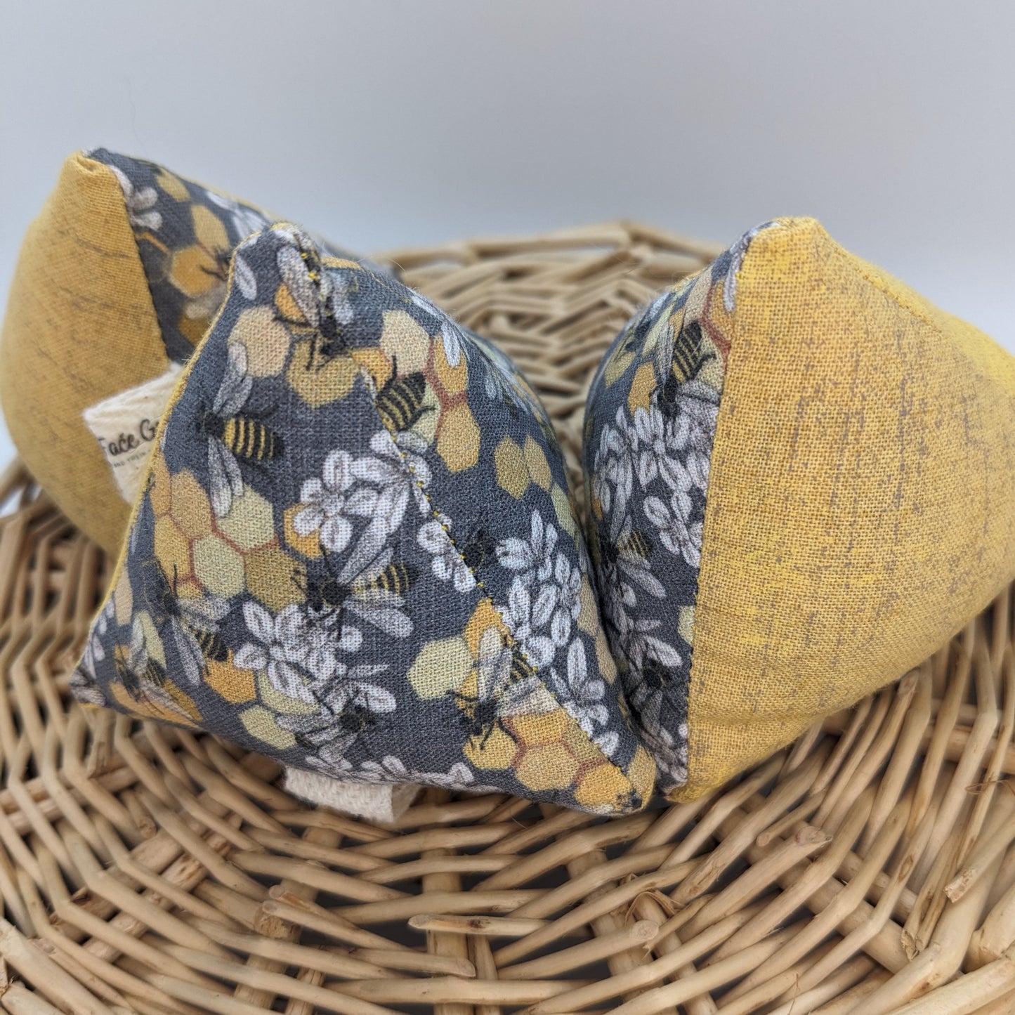 Honey Bee Catnip Pyramid Cat Toy