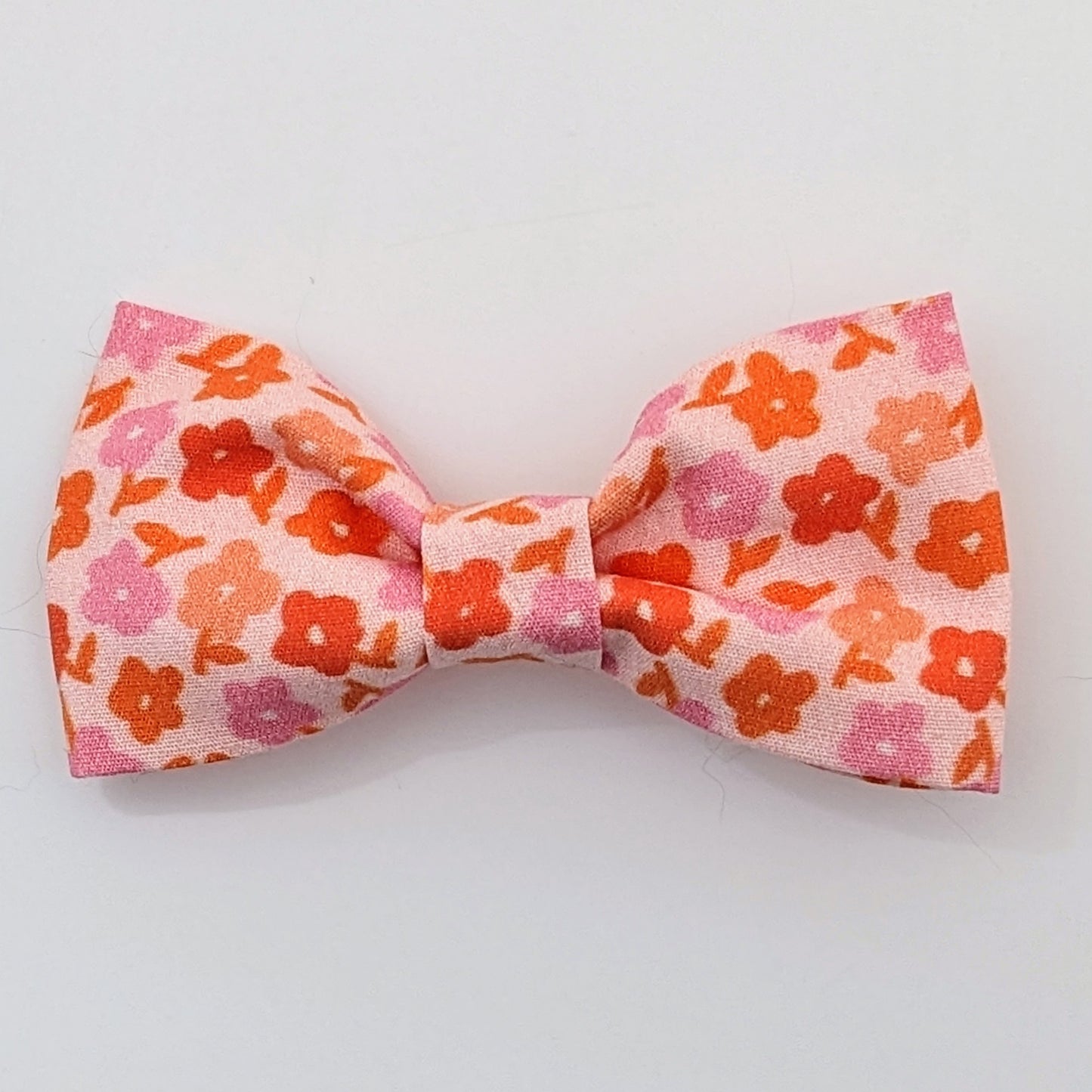 Mod Floral Print Pet Bow