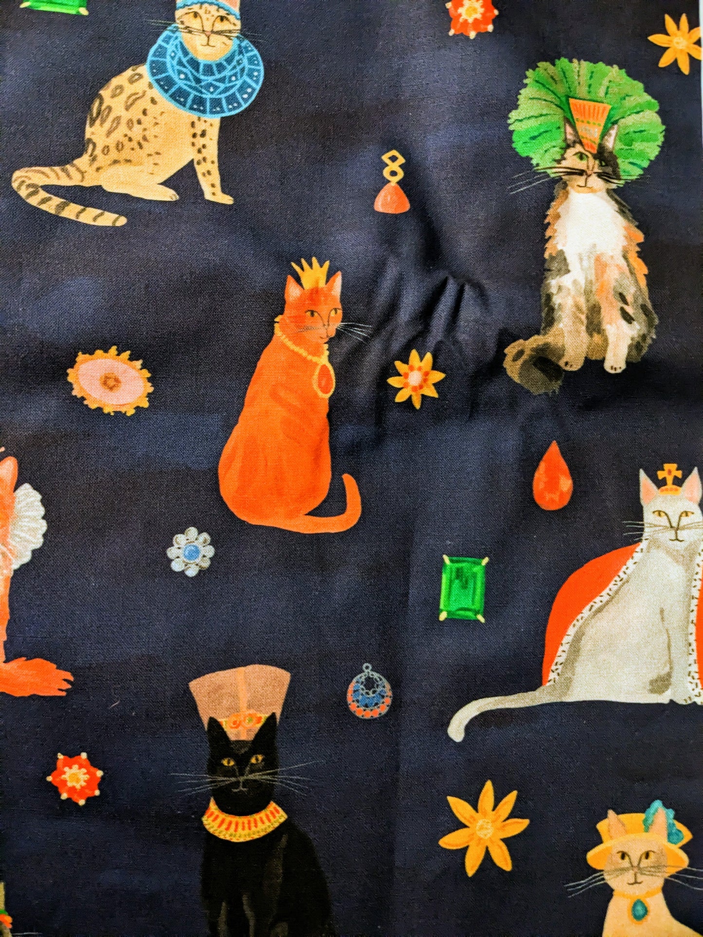 Shopping For My Cat Canvas Tote Bag With Fabric Lining