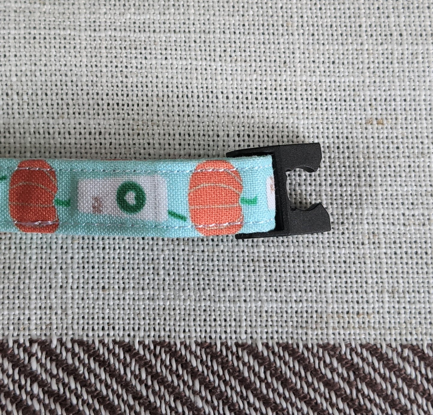 Pumpkin Spice Print Cat Collar, Breakaway Safety Collar
