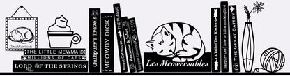 Literary Cats Bumper Sticker