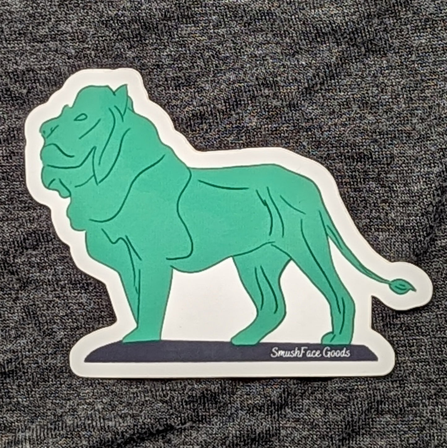 Chicago Museum Lion Vinyl Sticker